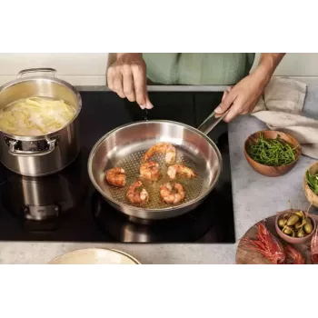 Bratpfannenset Fissler 084-378-03-000/0 Edelstahl 3 Stück