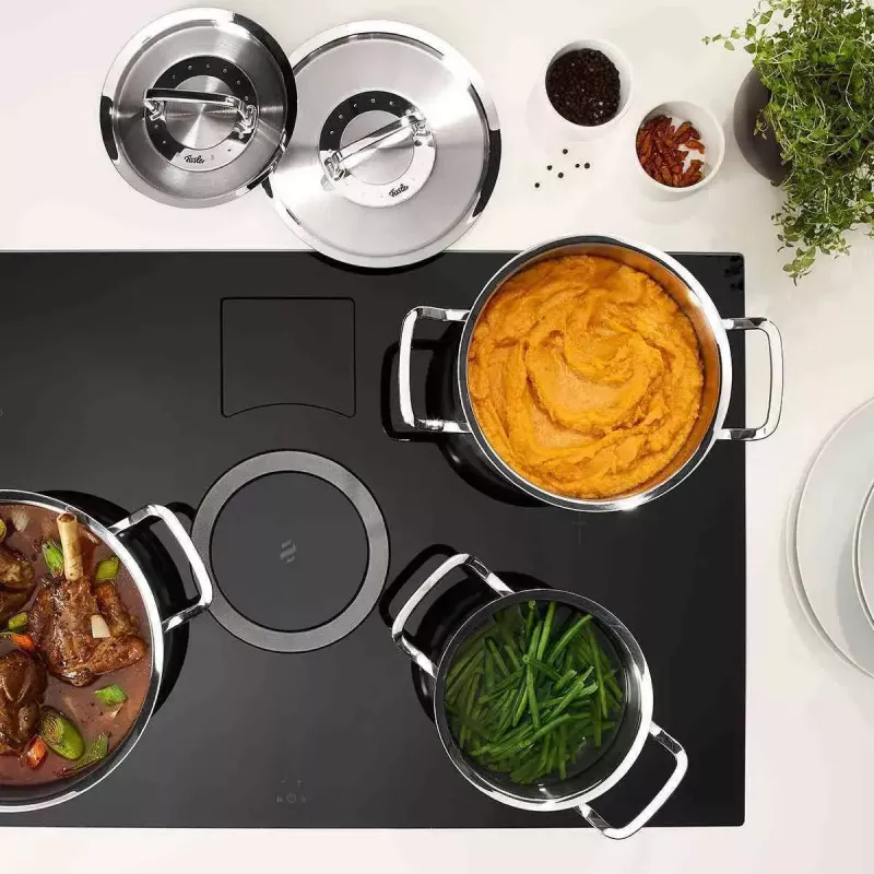 Bratpfannenset Fissler 084-378-03-000/0 Edelstahl 3 Stück