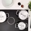 Bratpfannenset Fissler 084-378-03-000/0 Edelstahl 3 Stück