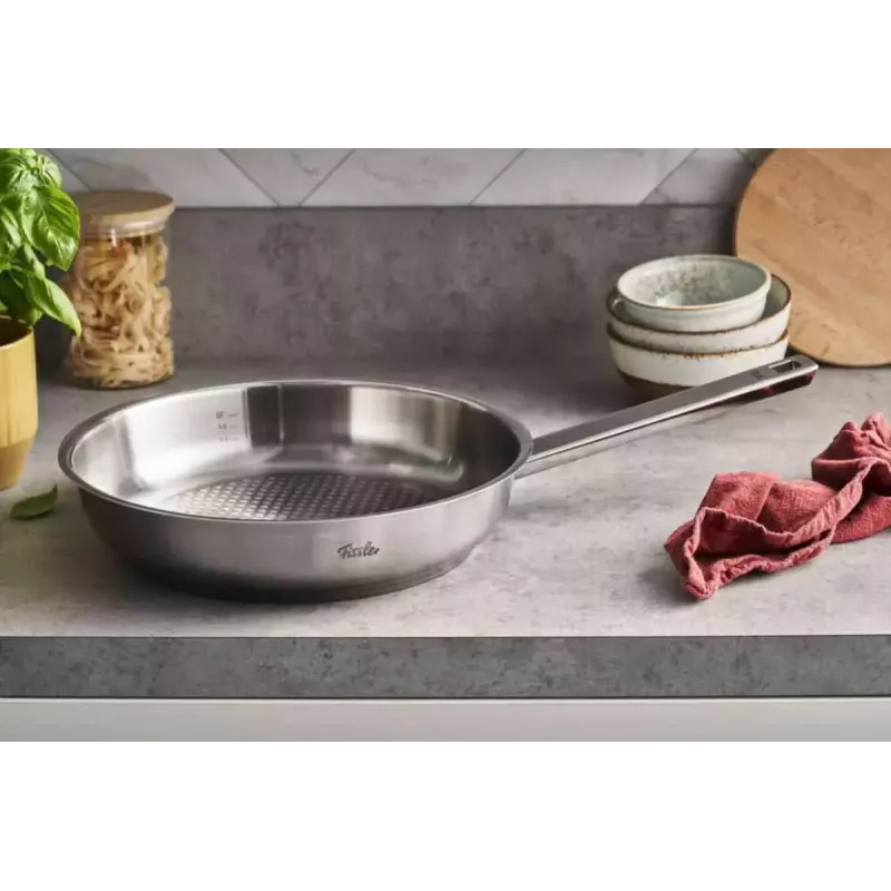 Bratpfannenset Fissler 084-378-03-000/0 Edelstahl 3 Stück