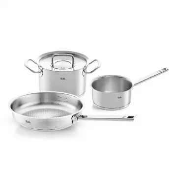 Bratpfannenset Fissler 084-378-03-000/0 Edelstahl 3 Stück