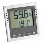 Elektronisches Innen-Hygrometer TFA-Dostmann 30.5010 Digitalanzeige Grau Silber