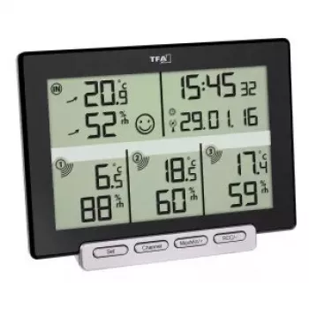 Temperatursender tfa dostmann MULTI-SENS 0–50 °C Außenbereich, 1,5V Batterie, 120×157×42 mm