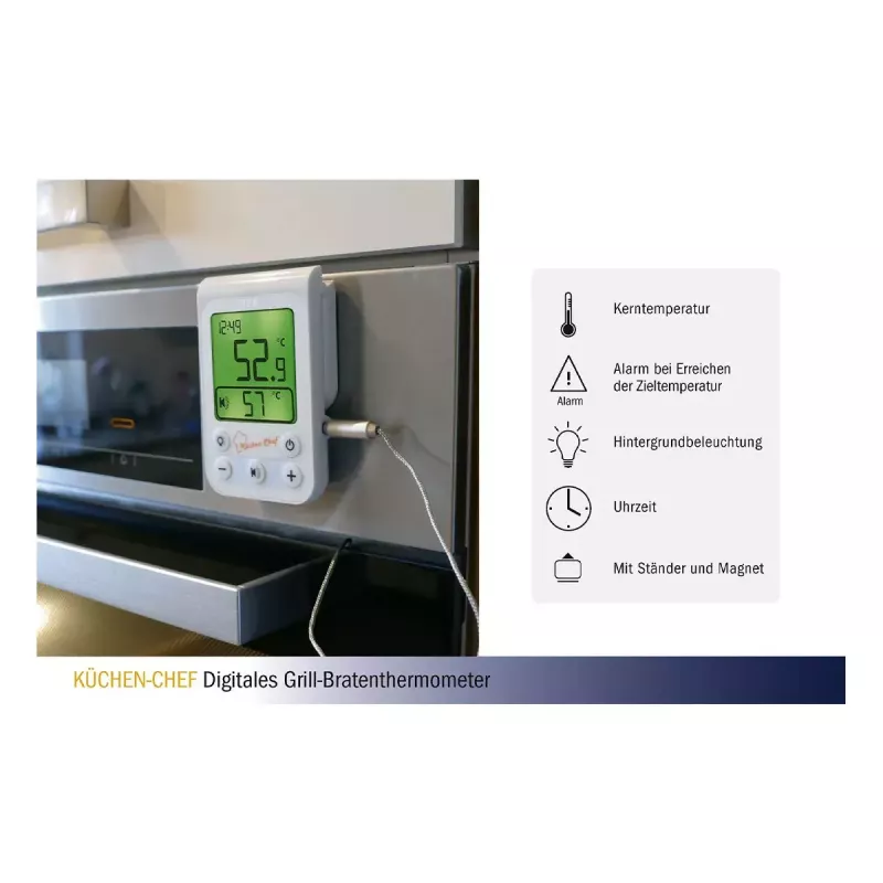 Lebensmittelthermometer TFA-Dostmann KÜCHEN-CHEF -20 bis 300 °C Digital