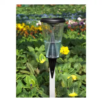 Regenmesser TFA-Dostmann 47.1008 Schwarz Transparent 122mm x 122mm x 305mm