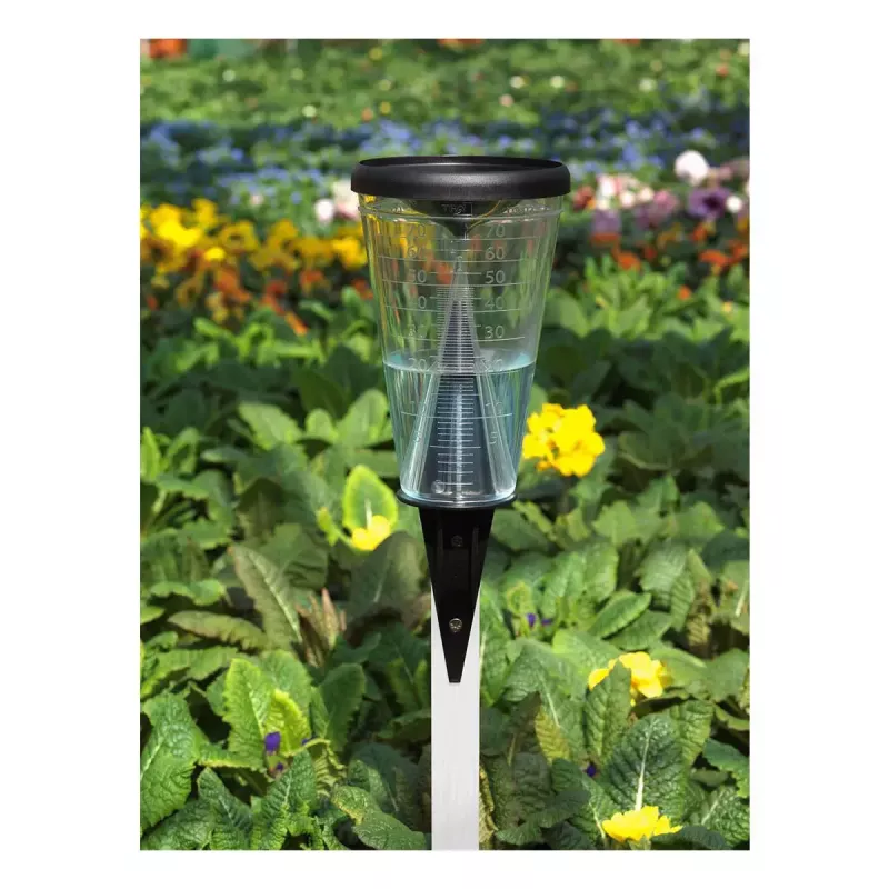 Regenmesser TFA-Dostmann 47.1008 Schwarz Transparent 122mm x 122mm x 305mm