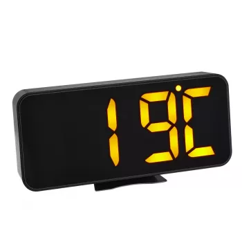 Digitaler Wecker TFA-Dostmann 60.2027.01 Schwarz LED Batterie