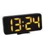 Digitaler Wecker TFA-Dostmann 60.2027.01 Schwarz LED Batterie