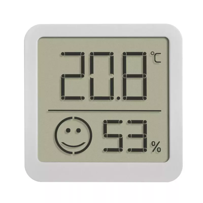 Elektronisches Umgebungsthermometer TFA-Dostmann 30.5053.02 Innen-/Außenbereich Digital Silber Weiß