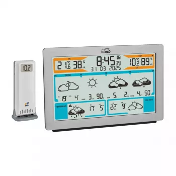 TFA-Dostmann TFA.me Silber LCD Batterie Wi-Fi Anemometer Hygrometer Thermometer