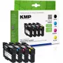 KMP Nachfüllset für Epson Pro WF-2865DWF ers. 502XL T02W64 bk,c,m,y