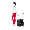 Tote Bag Reisenthel Carrycruiser — 40 L, Aluminiumrahmen, Polyester, 420×320 mm, schwarz/mehrfarbig