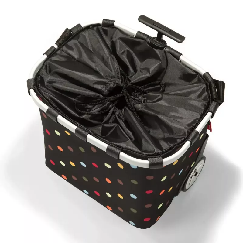 Tote Bag Reisenthel Carrycruiser — 40 L, Aluminiumrahmen, Polyester, 420×320 mm, schwarz/mehrfarbig