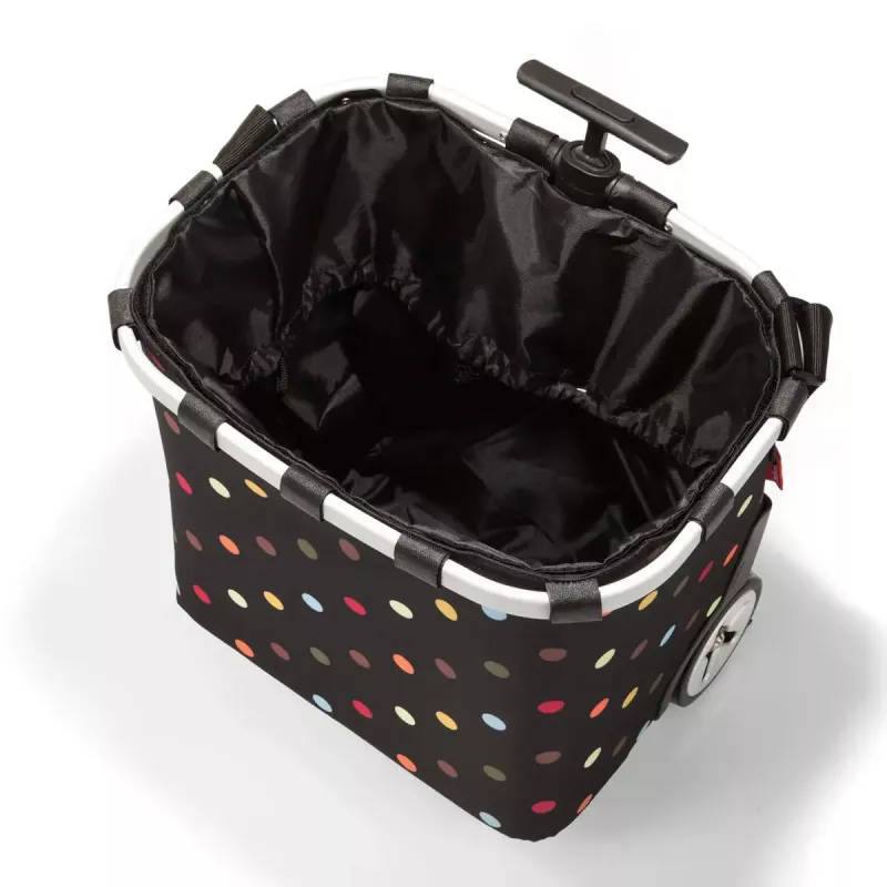 Tote Bag Reisenthel Carrycruiser — 40 L, Aluminiumrahmen, Polyester, 420×320 mm, schwarz/mehrfarbig