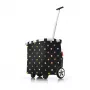Tote Bag Reisenthel Carrycruiser — 40 L, Aluminiumrahmen, Polyester, 420×320 mm, schwarz/mehrfarbig
