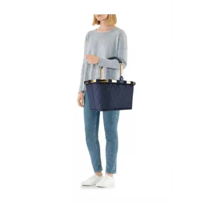 Einkaufskorb Reisenthel carrybag Gold 22L recyceltes Plastik