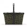 Einkaufskorb Reisenthel carrybag Schwarz/Braun, Aluminiumrahmen, Polyester, 22 l, 480×280 mm
