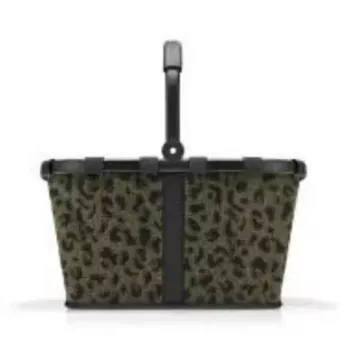 Einkaufskorb Reisenthel carrybag Schwarz/Braun, Aluminiumrahmen, Polyester, 22 l, 480×280 mm