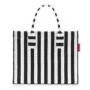 Tote bag Reisenthel Daily Shopper — Schwarz/Weiß, Polyester, 14 L, 420×170 mm