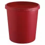 Abfallbehälter rund Kunststoff Rot Helit H6105825