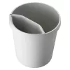Abfalleimer Helit H6105882 18 L rund Kunststoff Grau
