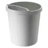 Abfalleimer Helit H6105882 18 L rund Kunststoff Grau
