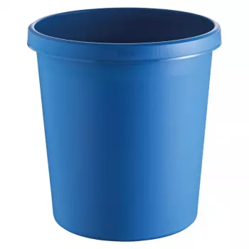 Abfalleimer Helit H6105834 18 L rund Kunststoff Blau