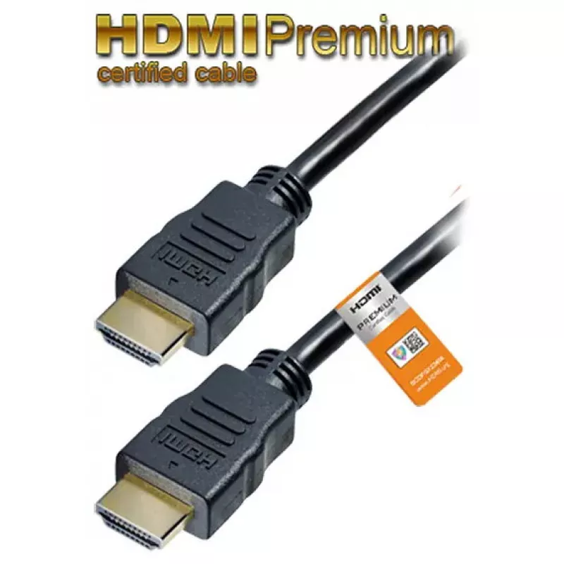 HDMI-Kabel MaxTrack C 215-3, 3 m, HDMI Typ A (Stecker–Stecker), HDMI 2.1, 18 Gbit/s, schwarz