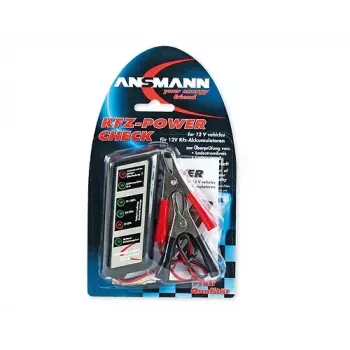 Batterietester Ansmann Vehicle power check 4000002 Schwarz