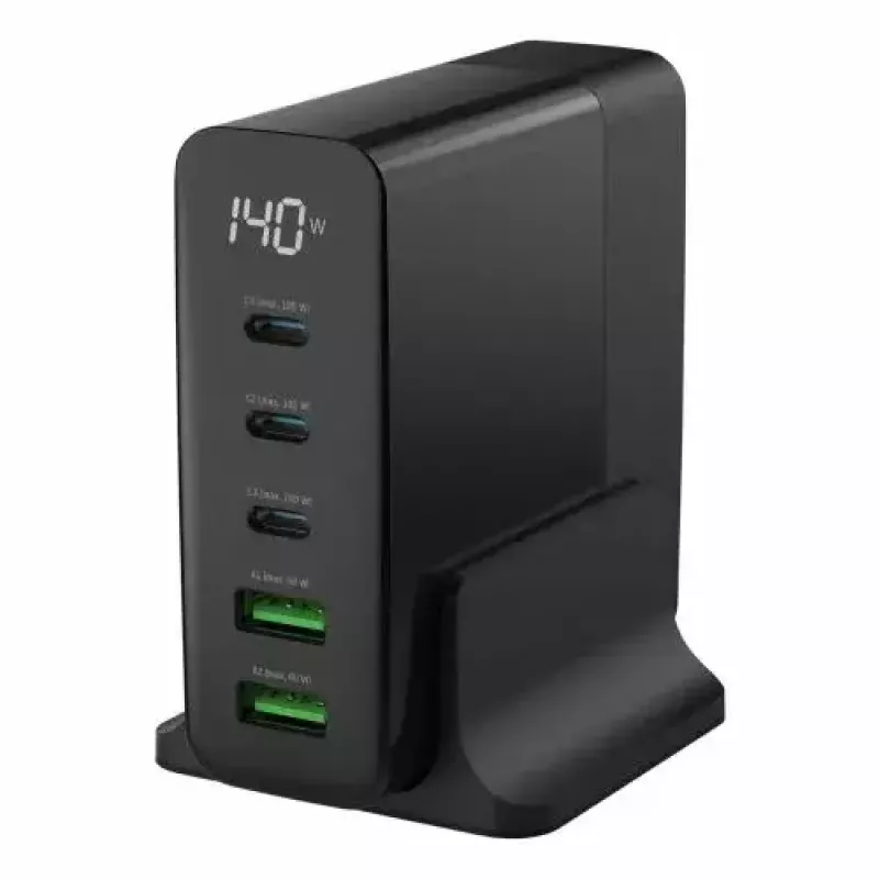 Indoor-Ladegerät Ansmann DC5140PD Universal Schwarz USB-Schnellladung