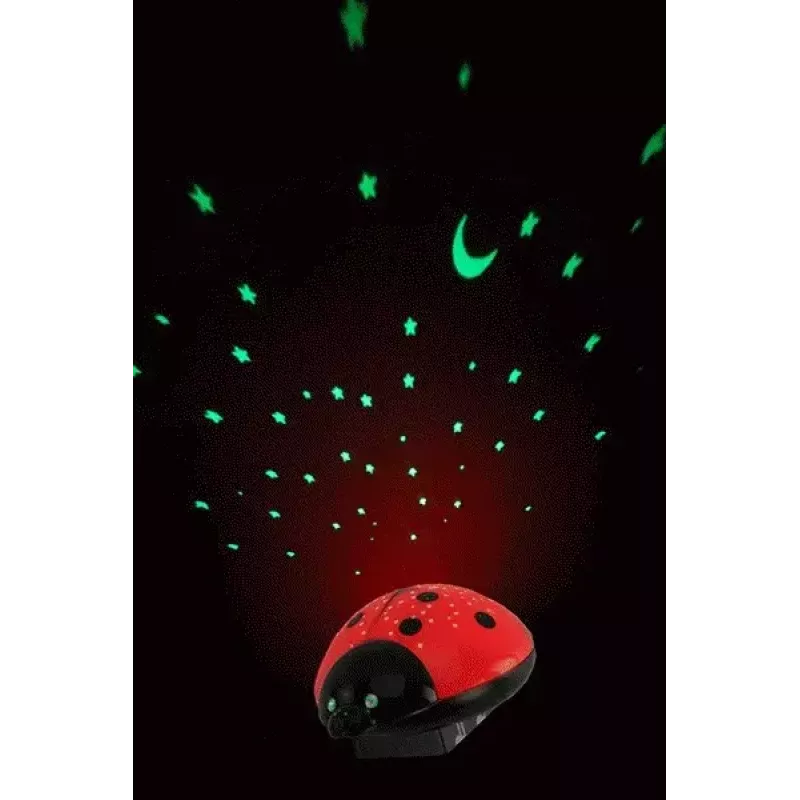 Nachtlicht Ansmann Starlight Schwarz Rot