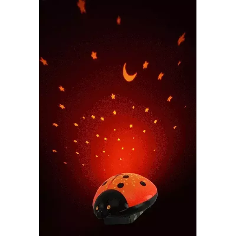 Nachtlicht Ansmann Starlight Schwarz Rot