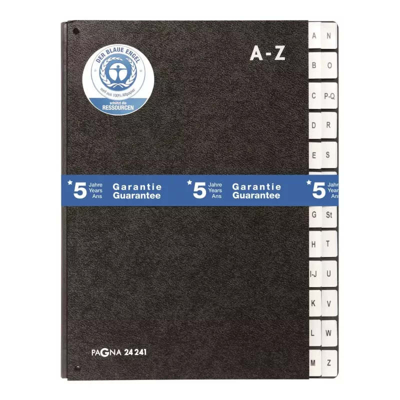 Trennbuch Pagna 24241-04 Schwarz A4