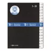 Trennbuch Pagna 24321-04 Schwarz A4