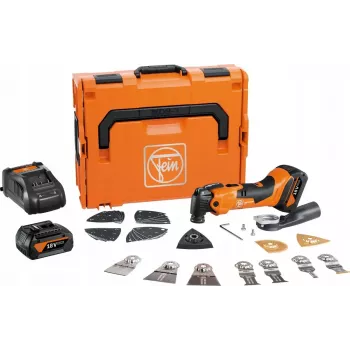 Oszillierendes Multitool Fein AMM 500 PLUS, 4,0-Ah-Akku, 11.000–20.000 U/min