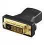 Connector HDMI DVI Alcasa HDMI - DVI F/M Schwarz
