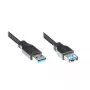 USB-Kabel Alcasa 5m USB 3.0 A USB 3.2 Gen 1 Schwarz