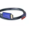 Videokabel-Adapter Alcasa 4860-SF050B 5m DisplayPort auf HDMI Blau