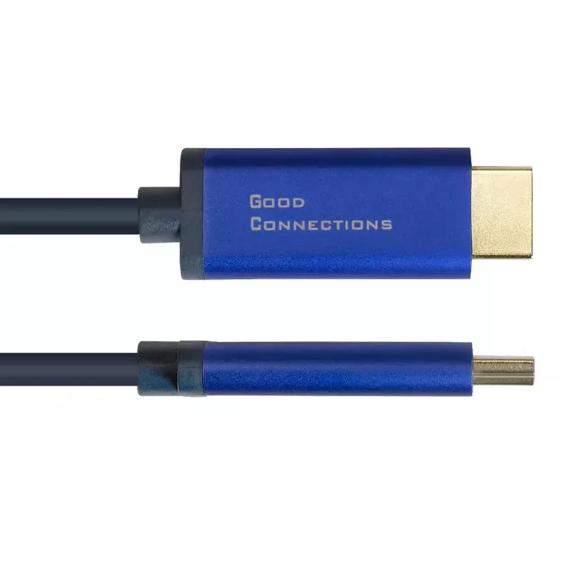 Videokabel-Adapter Alcasa 4860-SF050B 5m DisplayPort auf HDMI Blau