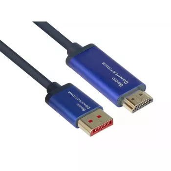 Videokabel-Adapter Alcasa 4860-SF050B 5m DisplayPort auf HDMI Blau