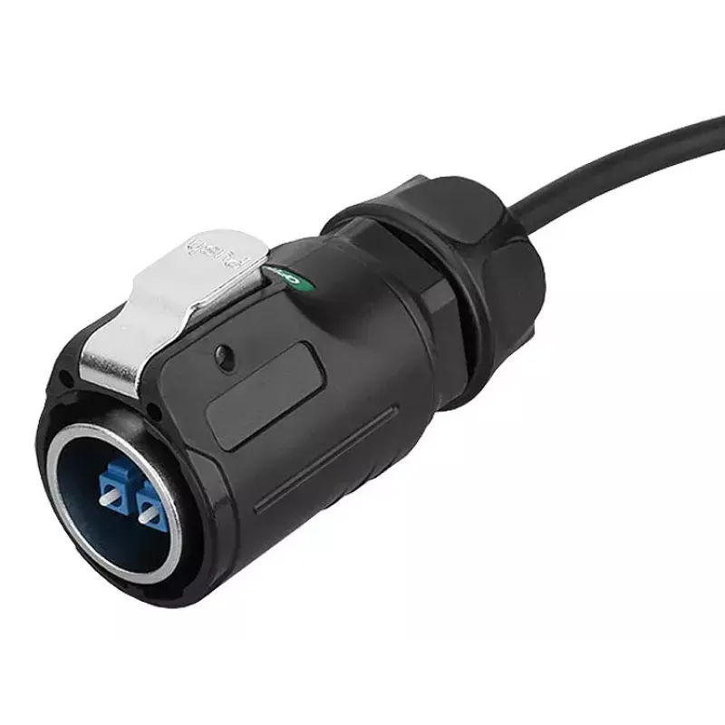 Alcasa S1 IC01-24F01 LC Schwarz 3m Gerader Steckverbinder