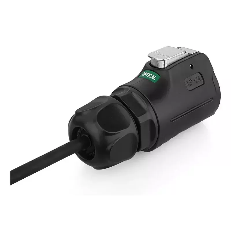 Alcasa S1 IC01-24F01 LC Schwarz 3m Gerader Steckverbinder
