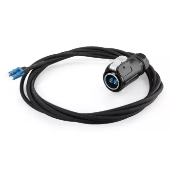 Alcasa S1 IC01-24F01 LC Schwarz 3m Gerader Steckverbinder