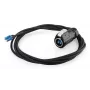 Alcasa S1 IC01-24F01 LC Schwarz 3m Gerader Steckverbinder