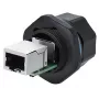 Drahtverbinder RJ45 Alcasa IC06-R102 Schwarz Kupfer Kunststoff Silikagel
