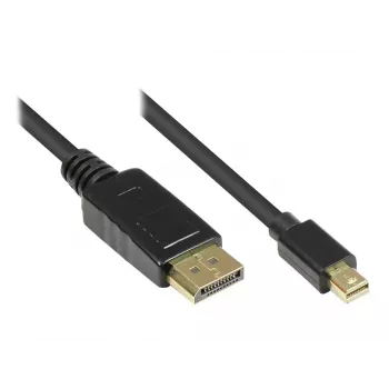 DisplayPort-Kabel Alcasa DP-MDP1 1 m Mini DisplayPort Schwarz