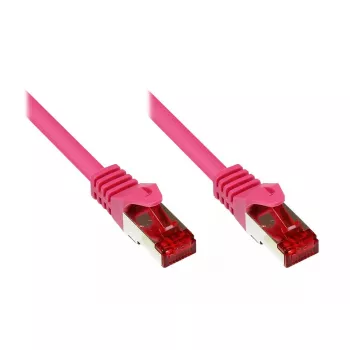 Netzwerkkabel Alcasa CAT6 S/FTP 25 m Magenta