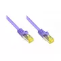 Netzwerkkabel Alcasa Cat7 50m RJ-45 S/FTP Violett