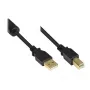 USB-Kabel Alcasa GC-M0079 0,5 m USB A USB B Schwarz