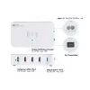 Mobiles Ladegerät Alcasa PCA-D005W Universal Weiß AC Kabellos Schnellladung